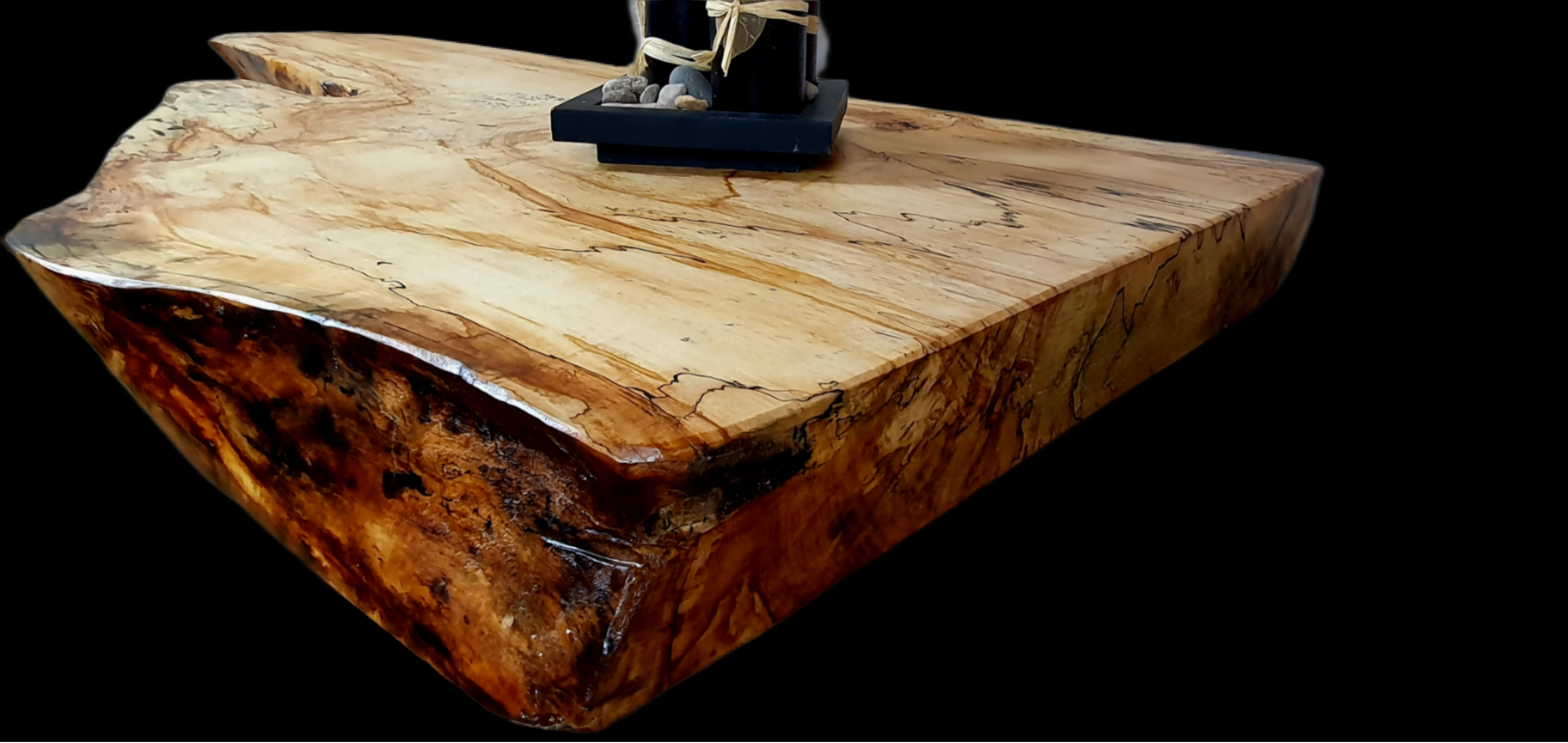 Couchtisch aus Kastanienbaumschnitt – Bild 7