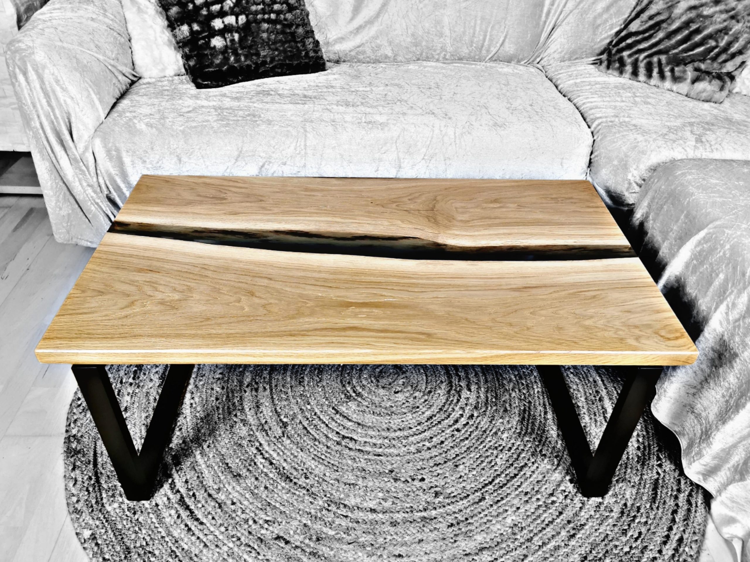 Rivertable aus Eiche