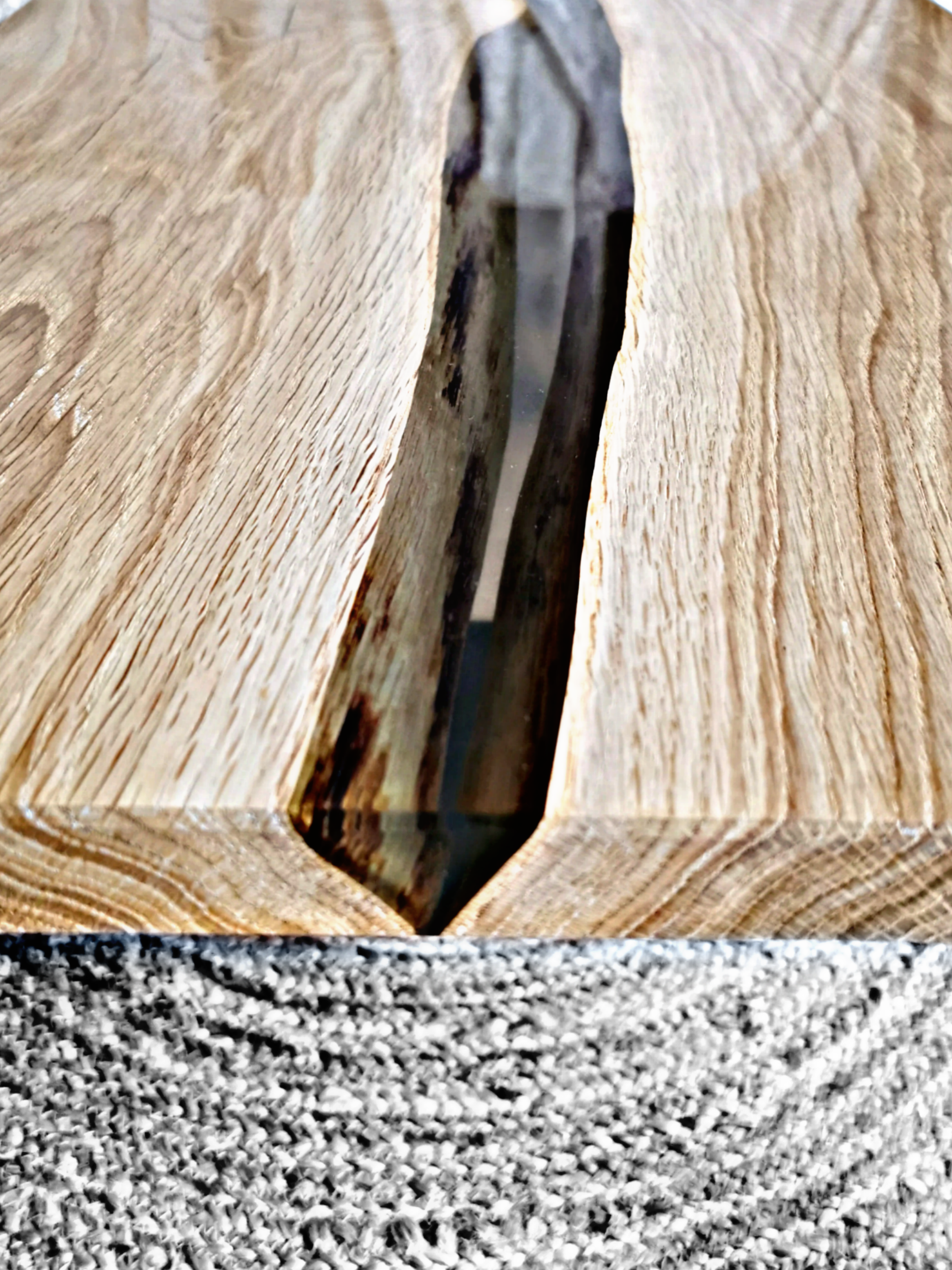 Rivertable aus Eiche – Bild 3